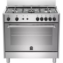 La Germania AMN96 5 G X V Κουζίνα Φυσικού Αερίου 115lt με Εστίες Φυσικού Αερίου Π89.7εκ. Inox